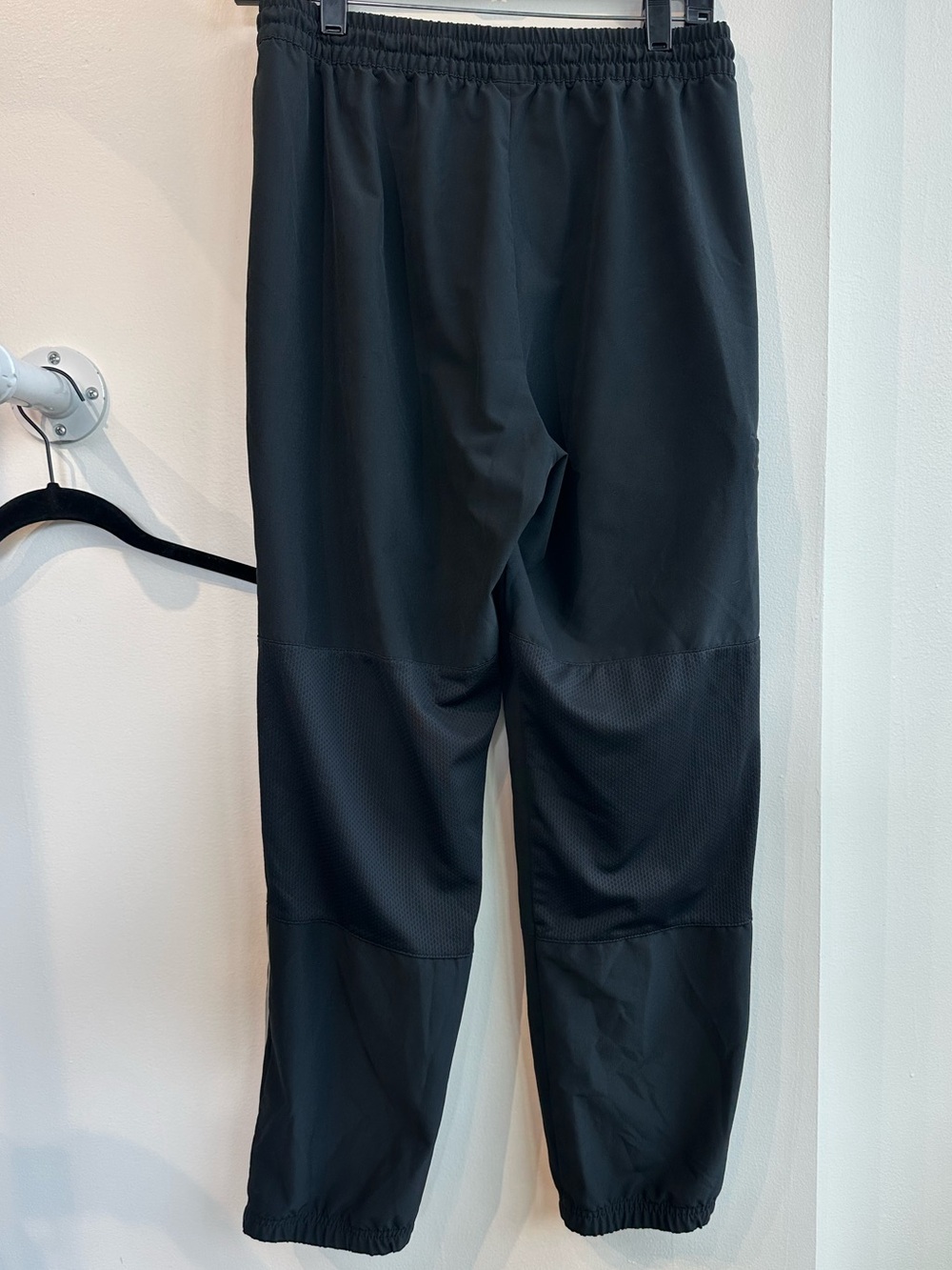 Nike Pro Black Track Joggers with White Side Stripe - Picture 4 of 5